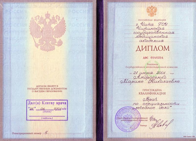 Диплом о высшем образовании Диплом о высшем образовании
